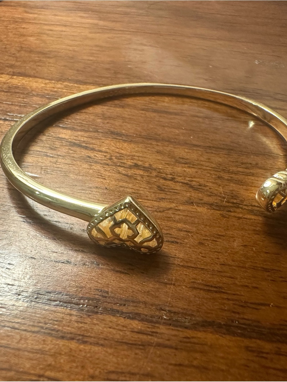 Kendra Scott Gold Open Heart Filigree Cuff Bracelet